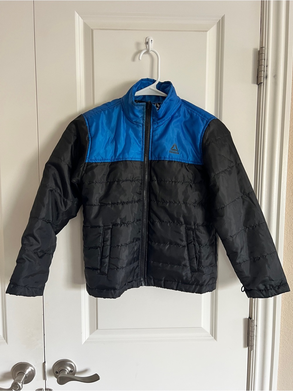 Reebok Kids Black and Blue Puffer jacket